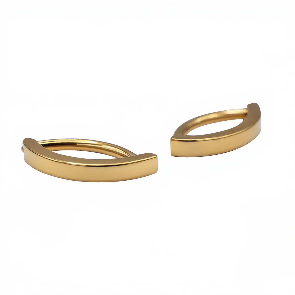Titanium Simple Belly Button Rings | Gold-Tone